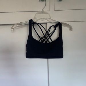 navy size 6 lululemon sports bra